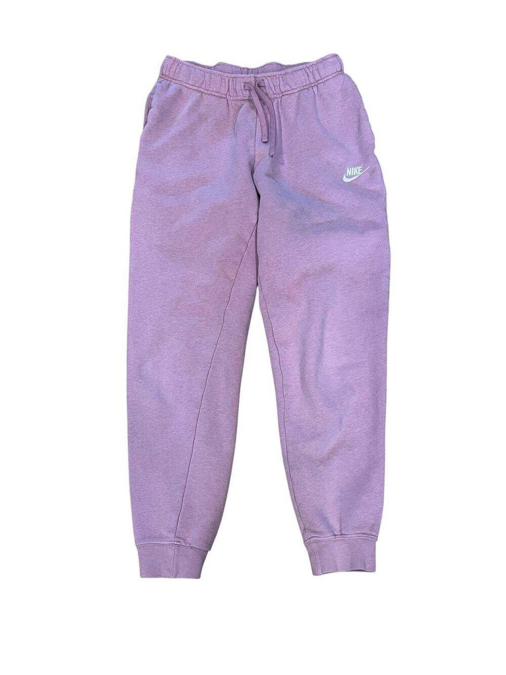 Nike Women's Small Pink Joggers Cotton Blend Sweatpants Athleisure Streetwear